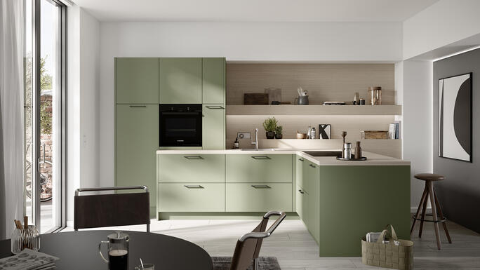 How to style a green kitchen
