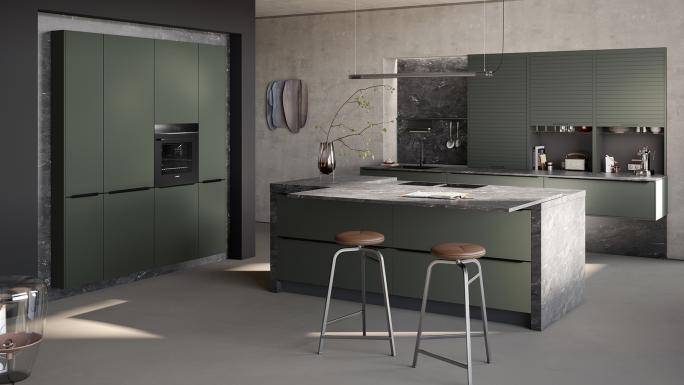 How to style a green kitchen