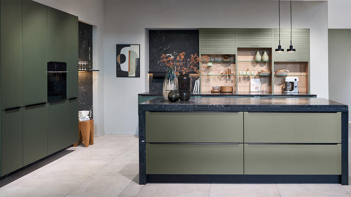 How to style a green kitchen