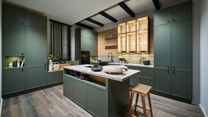 How to style a green kitchen