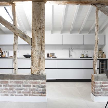 Light Grey & Halifax Oak