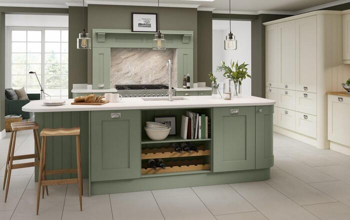 Traditional Kitchen - Sage Green