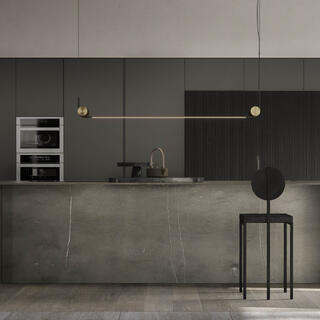 Titanium & Iron Lacquer Pedini Bespoke Kitchen