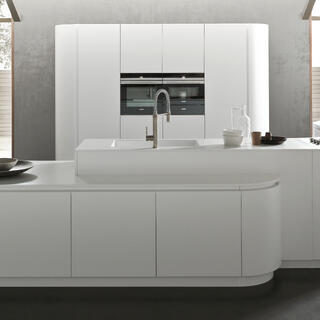 High Gloss White Pedini Bespoke Kitchen