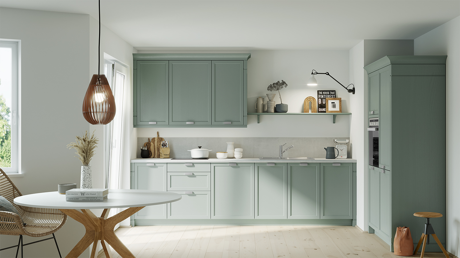 How to Style a Green Kitchen